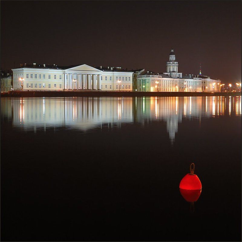 петербург, центр, нева, ночь, квадрат Сон питерского рыбака Сереги накануне ледоходаphoto preview